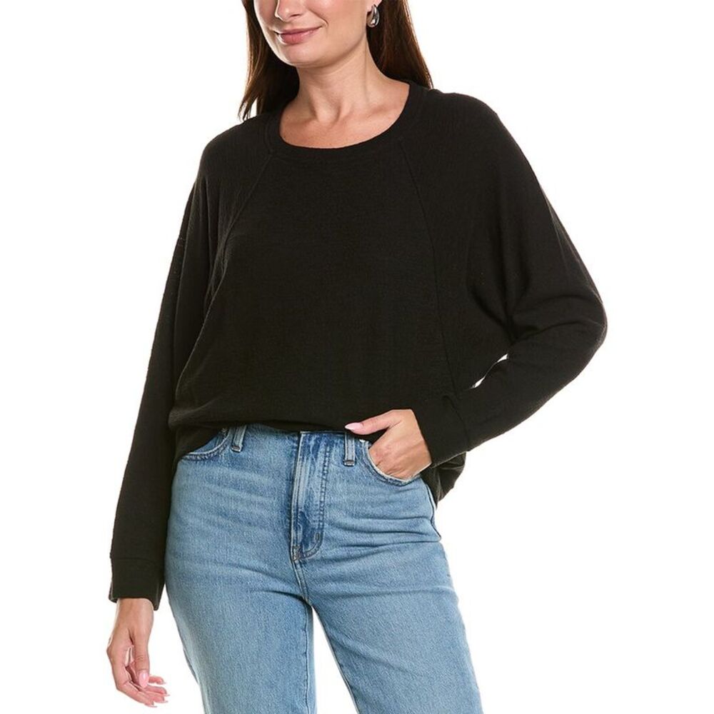 Eileen Fisher Womens  Crewneck Top, Black